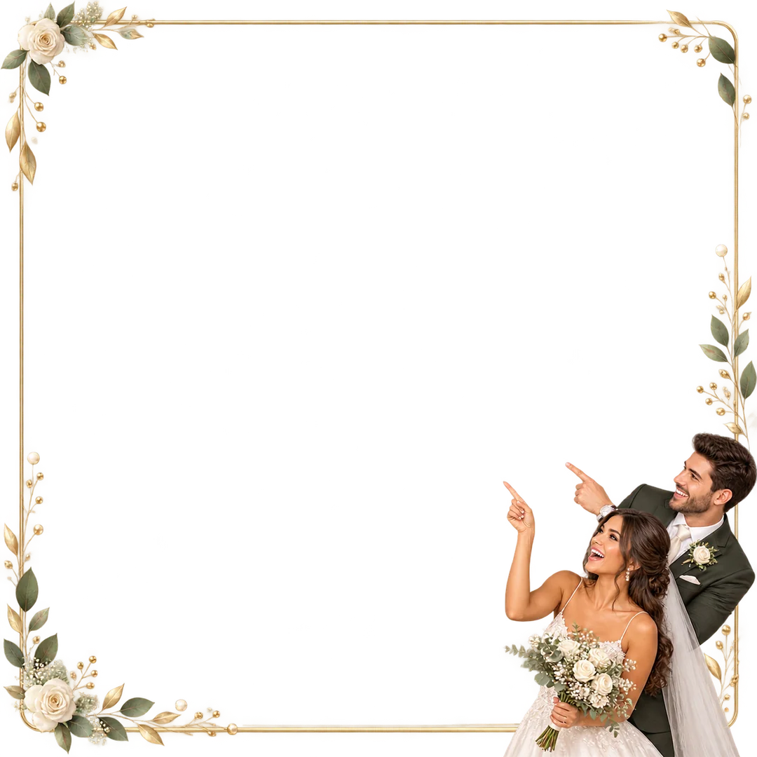 Casamento com os noivos